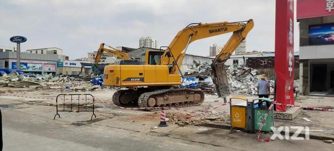 惠州河南岸汽車大市場(chǎng)拆除，未來將建設(shè)公園與停車場(chǎng)